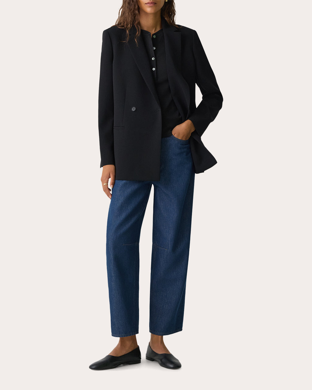 Admiral Crepe Relaxed Blazer