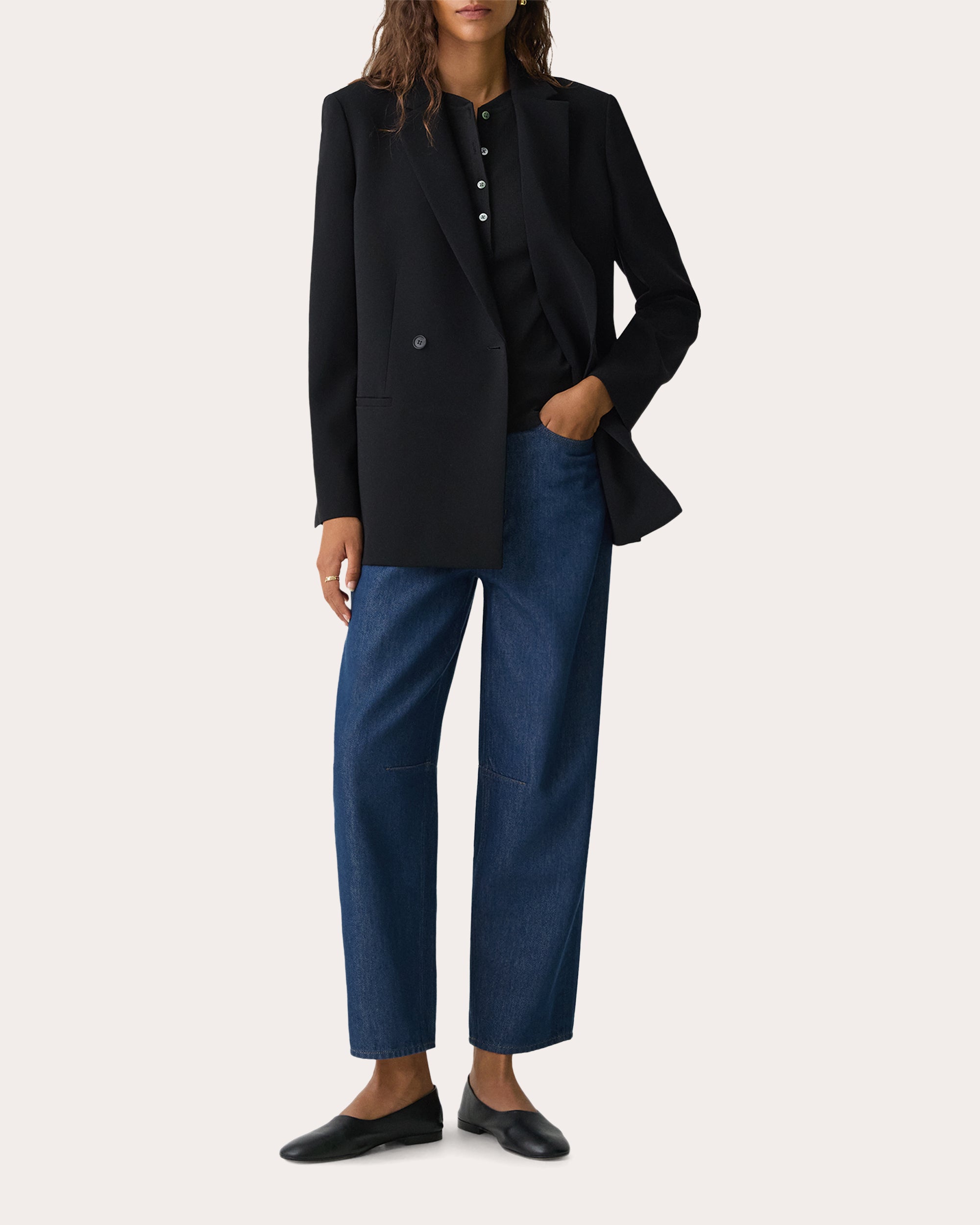 Admiral Crepe Relaxed Blazer
