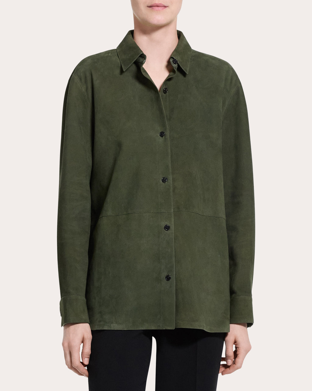 Suede Classic Button-Up