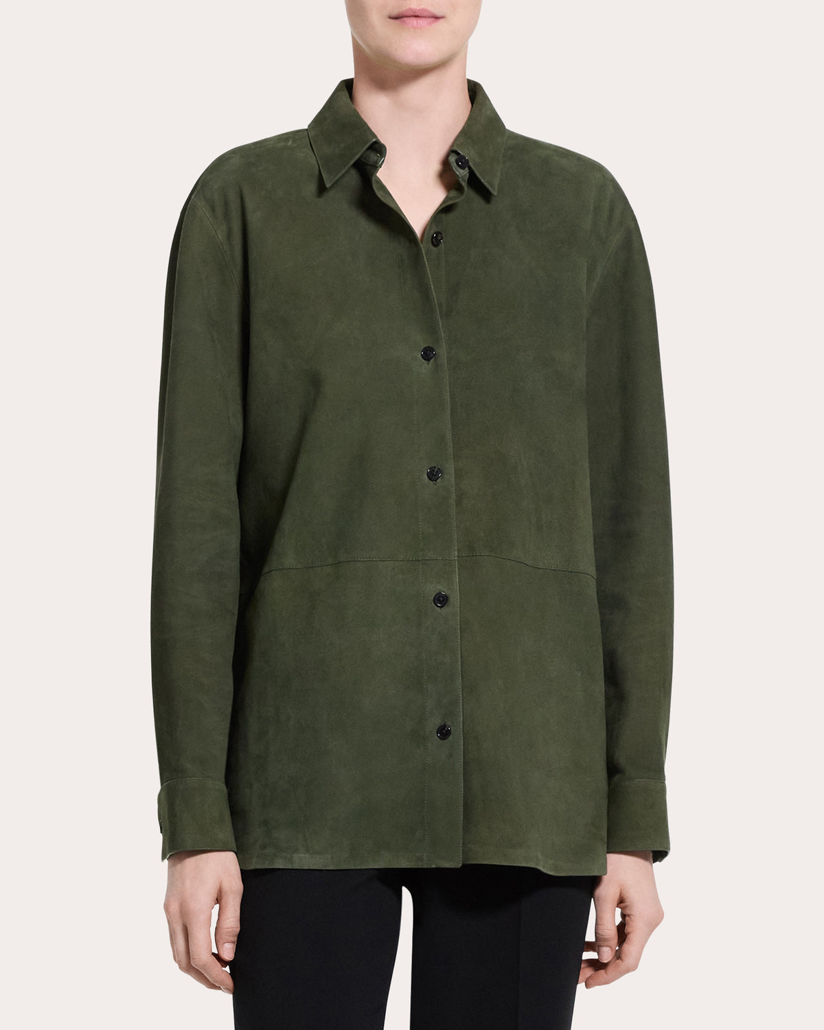 Suede Classic Button-Up