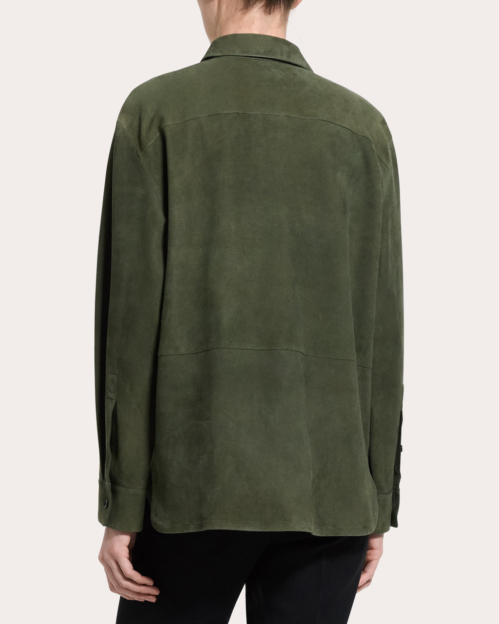 Suede Classic Button-Up