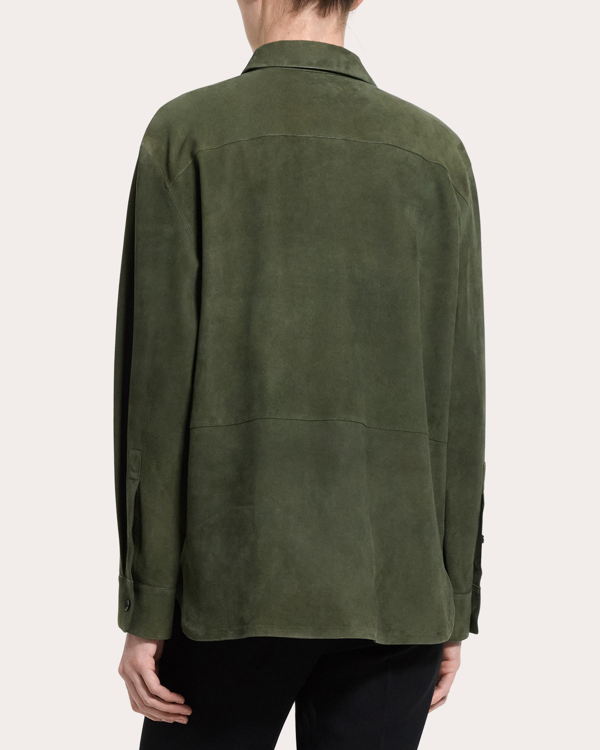 Suede Classic Button-Up
