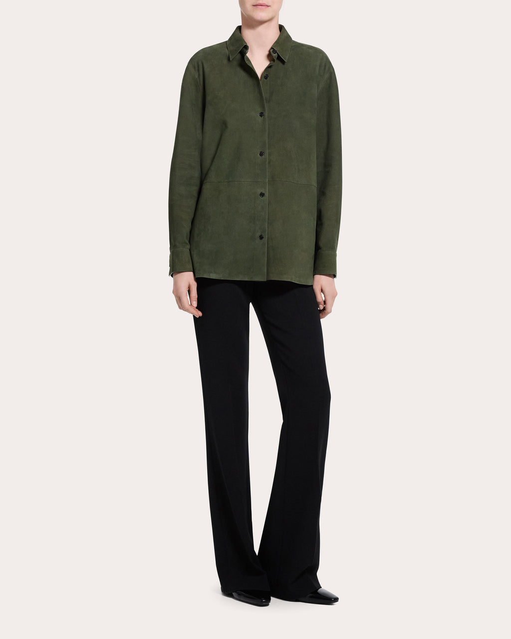 Suede Classic Button-Up