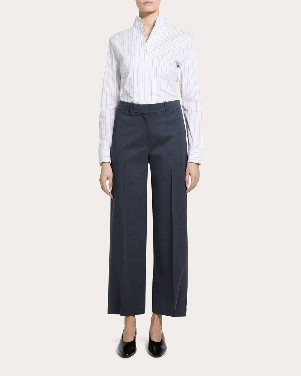 Good Wool Creased Trousers