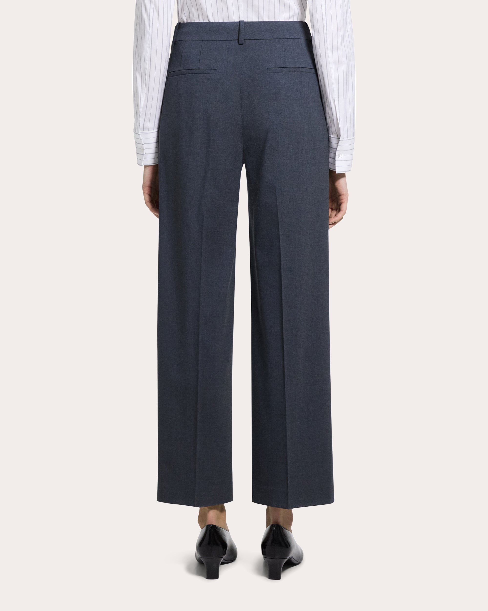 Good Wool Creased Trousers