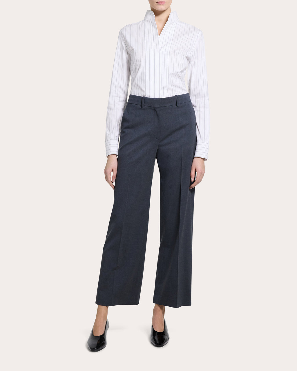 Good Wool Creased Trousers