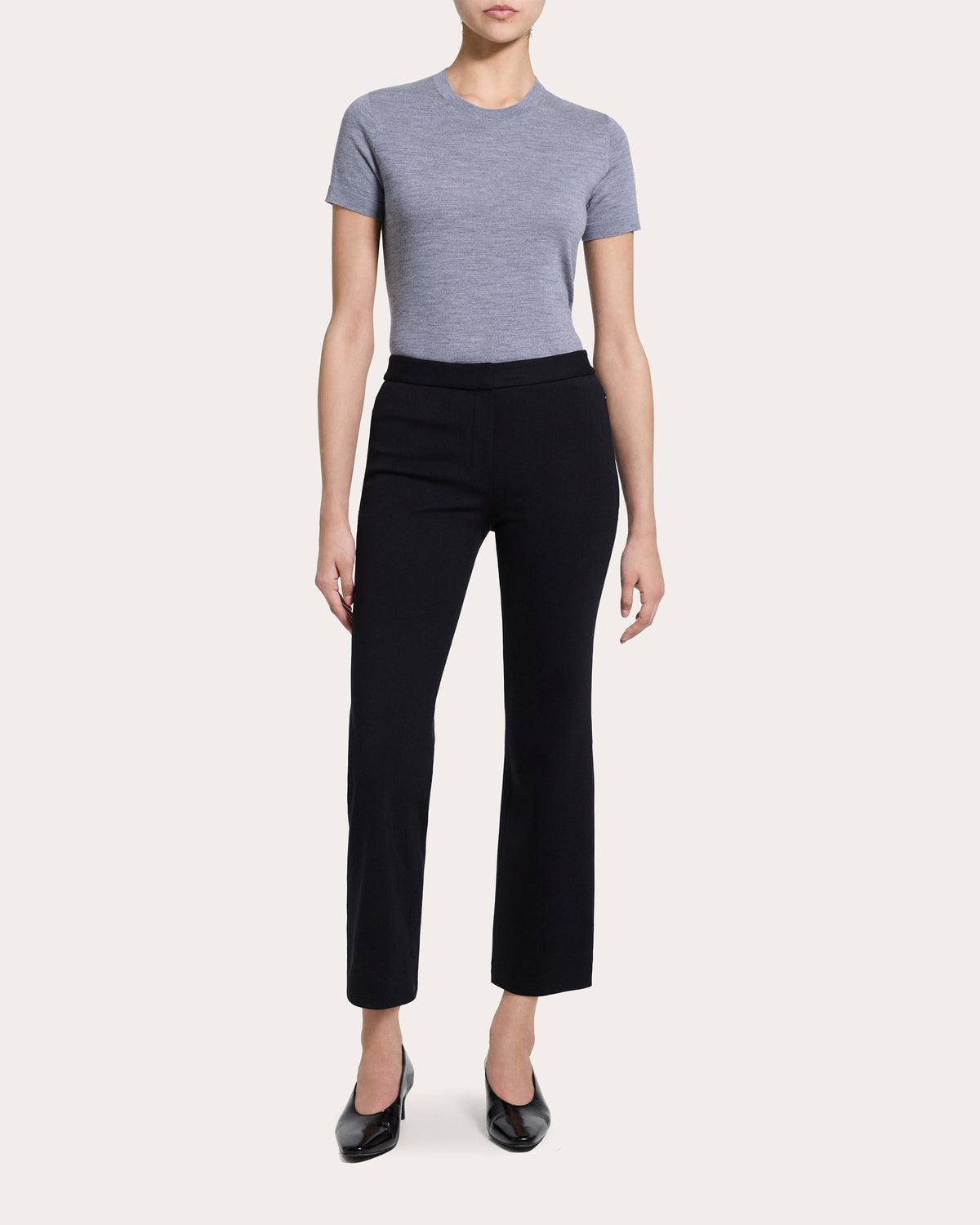 Scuba Slim Cropped Kick Pants