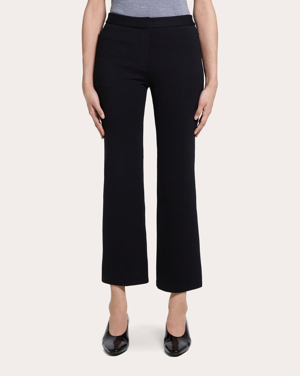 Scuba Slim Cropped Kick Pants