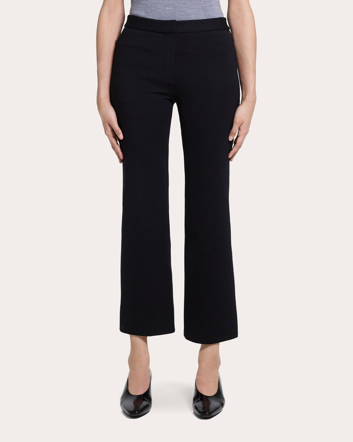 Scuba Slim Cropped Kick Pants
