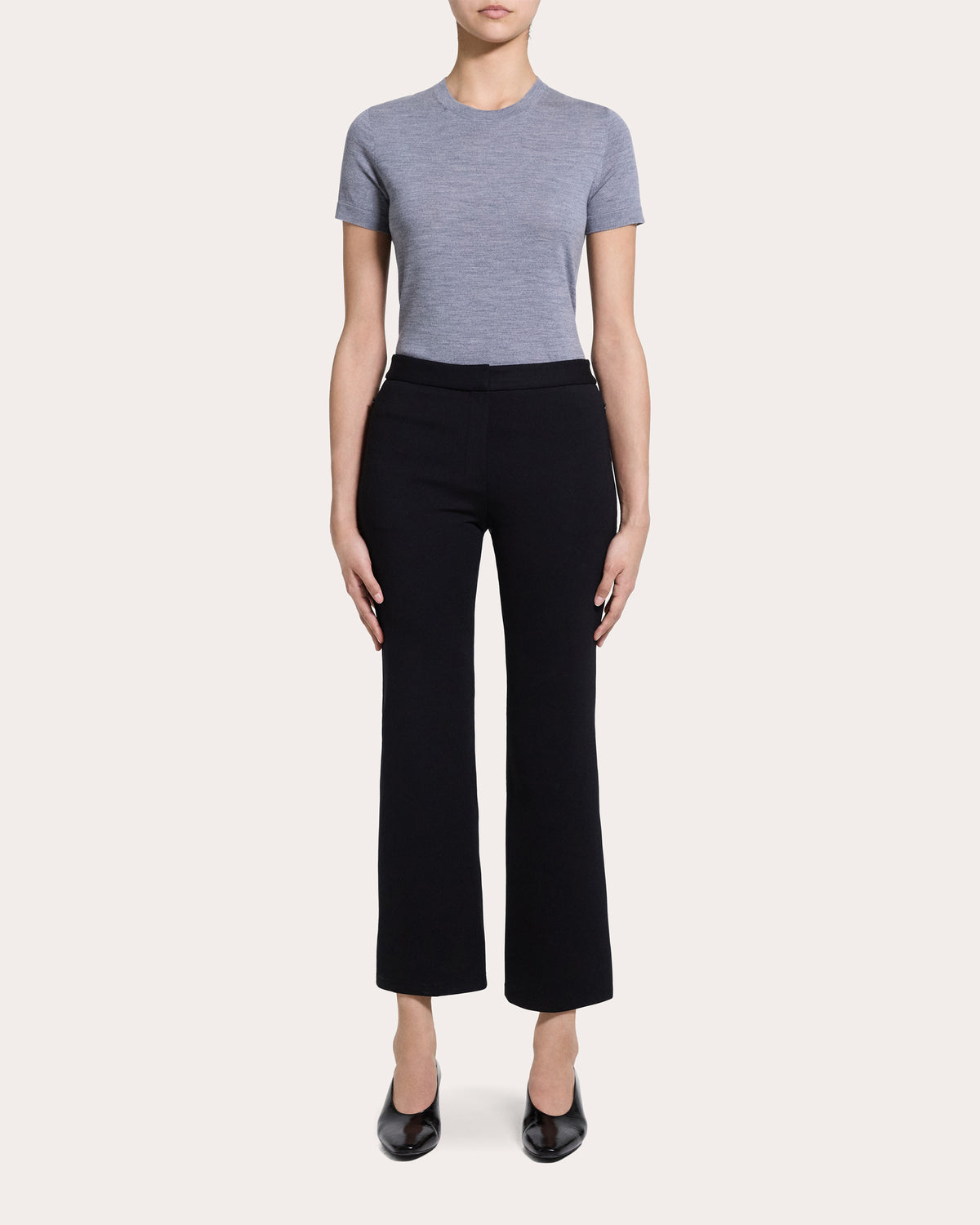 Scuba Slim Cropped Kick Pants