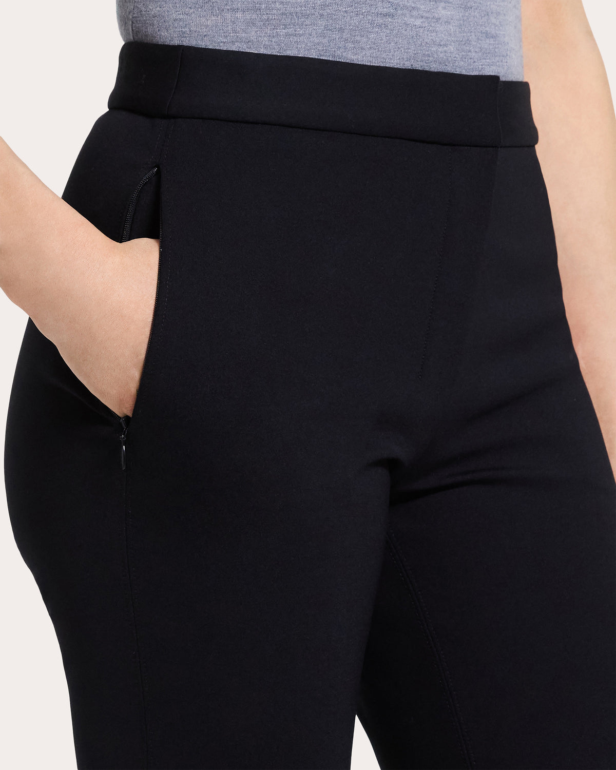 Scuba Slim Cropped Kick Pants