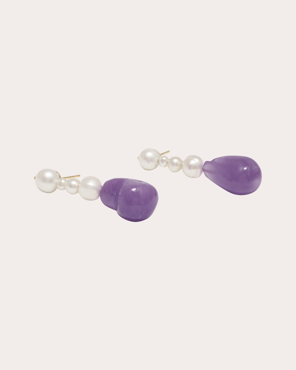 Freshwater Pearl Pluck Drop Earrings