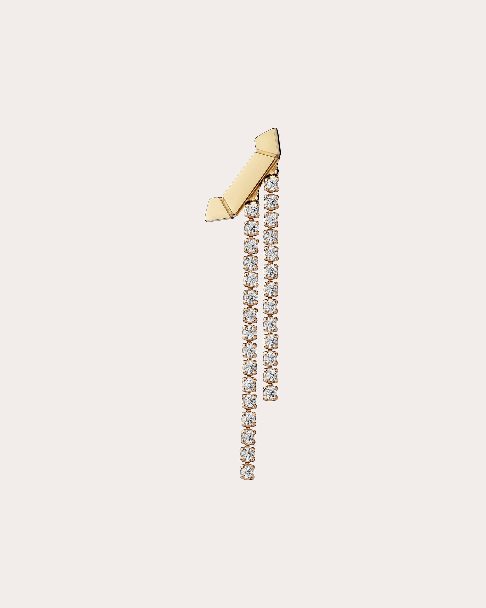 Diamond Double Paris Drop Earring