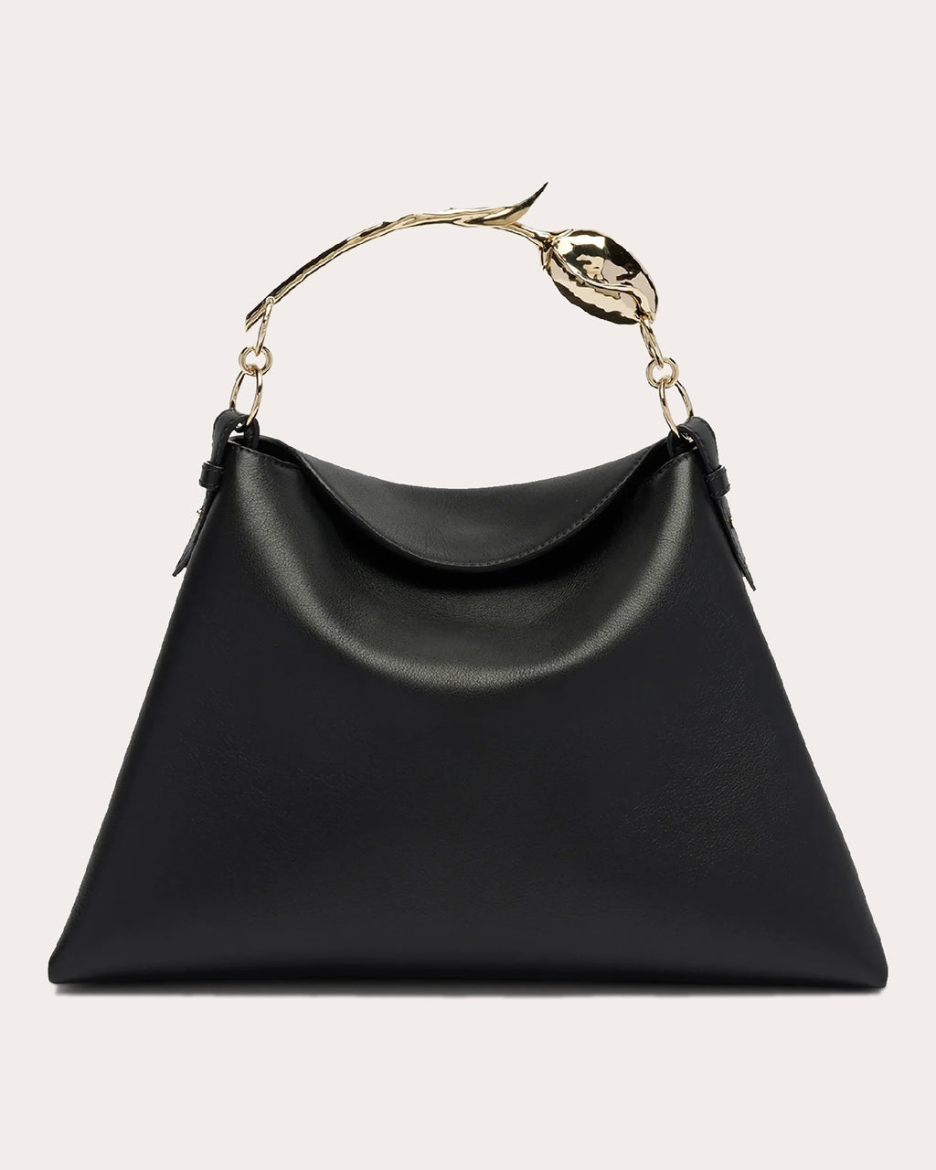 Large Bloom Leather Handbag