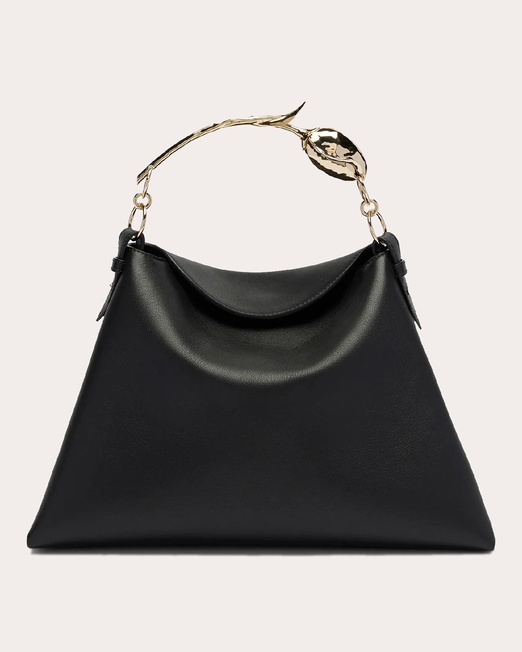 Large Bloom Leather Handbag