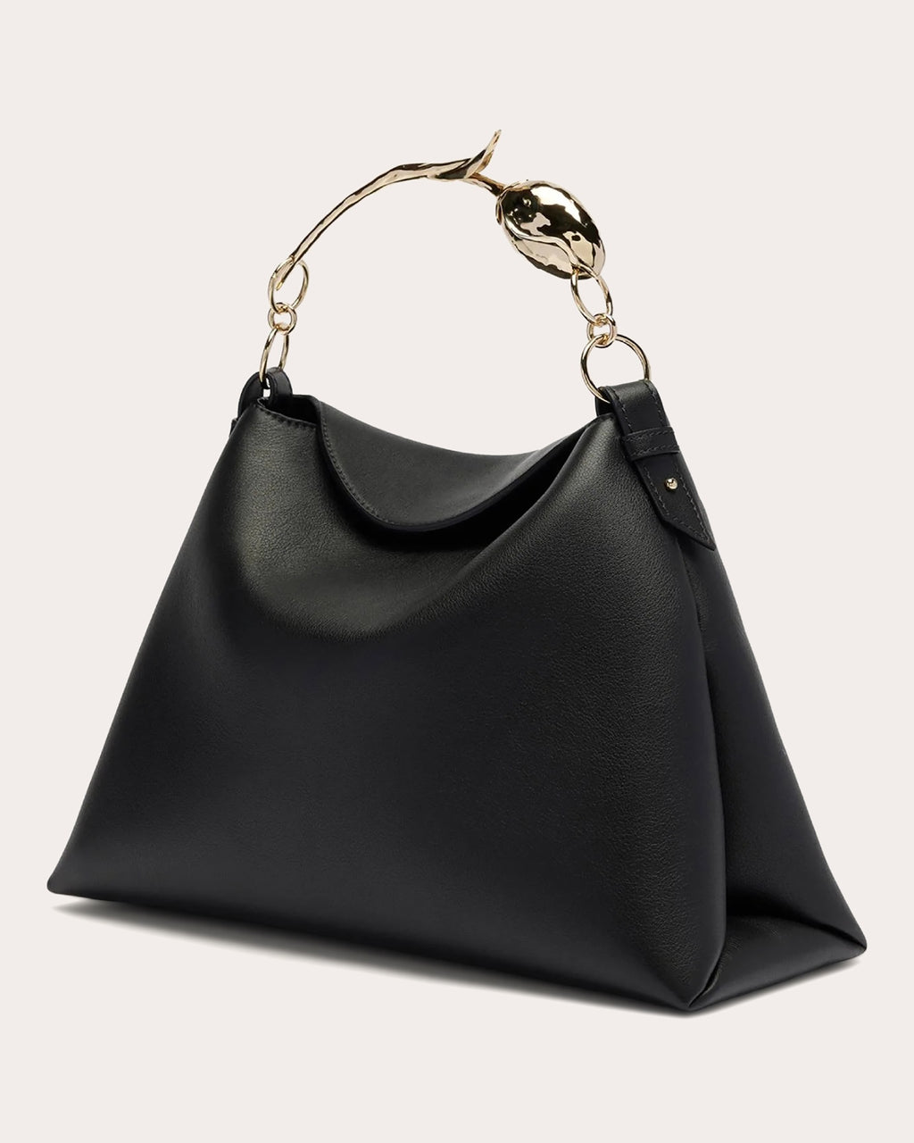 Large Bloom Leather Handbag