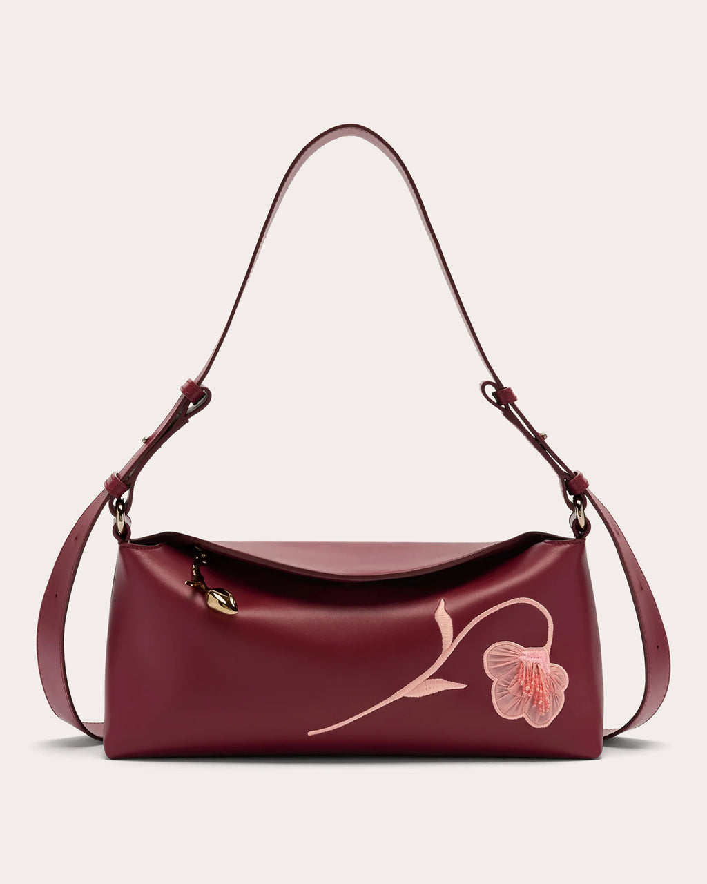 East West Bloom Leather Handbag