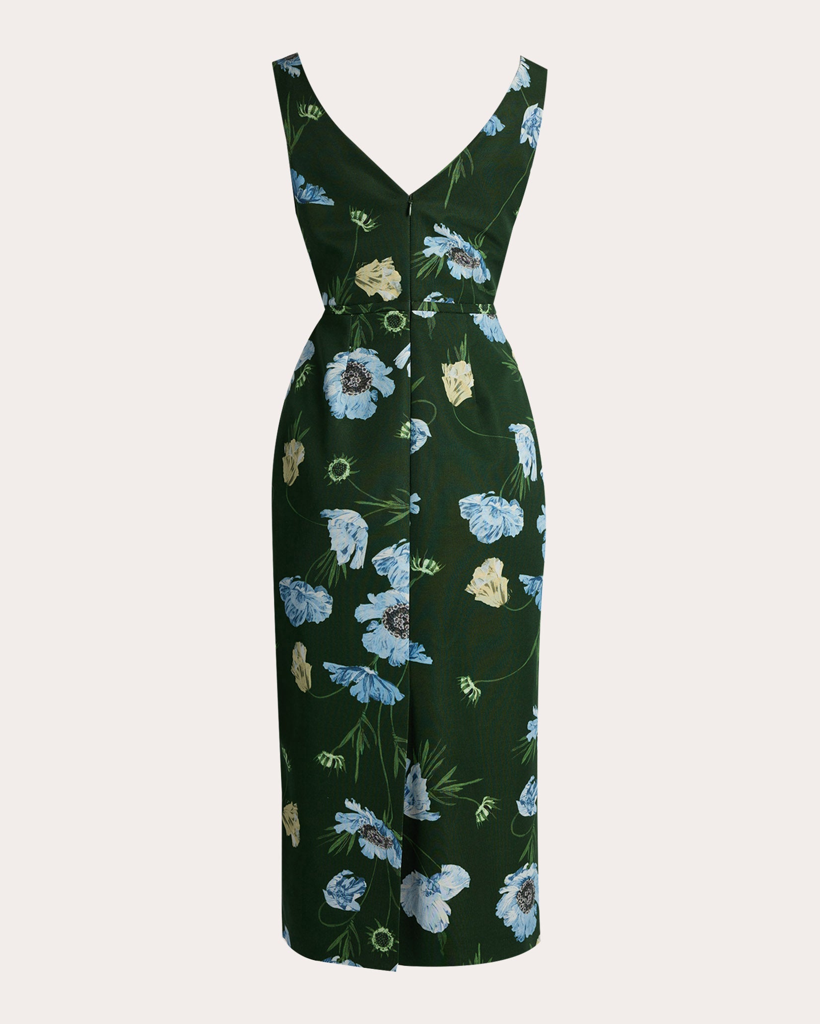 Floral Cotton Faille Pencil Dress