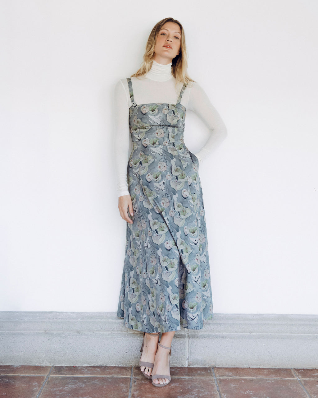Reflection Floral A-Line Dress