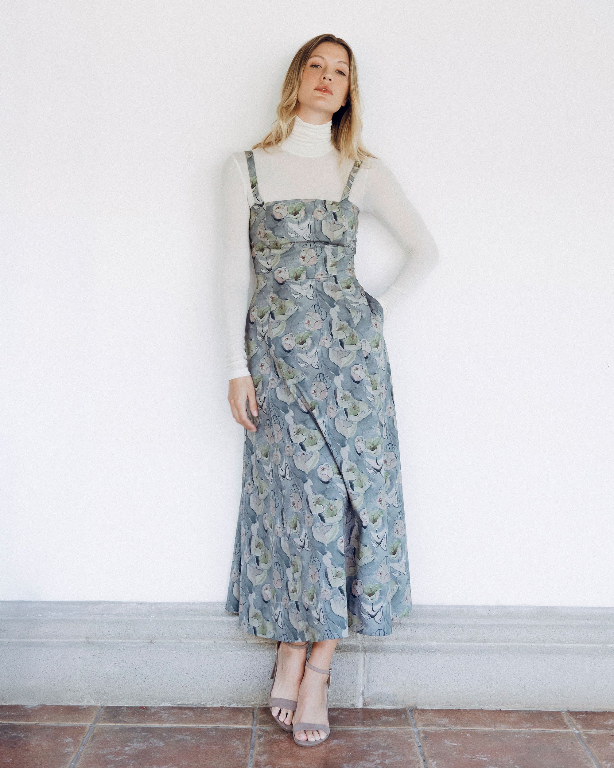 Reflection Floral A-Line Dress