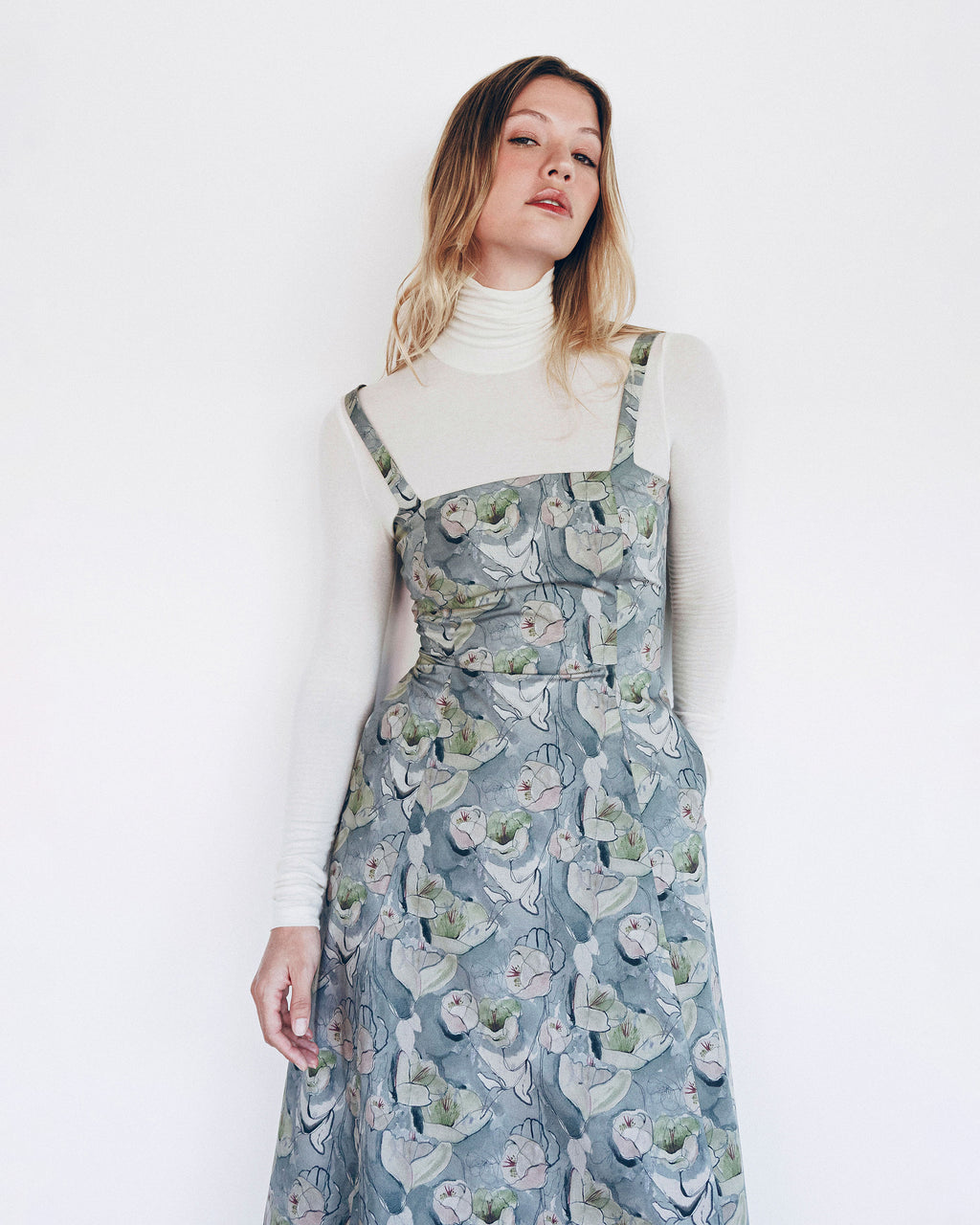 Reflection Floral A-Line Dress