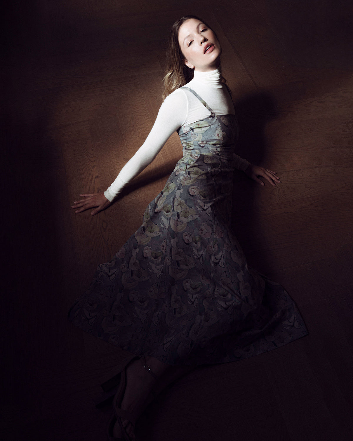 Reflection Floral A-Line Dress