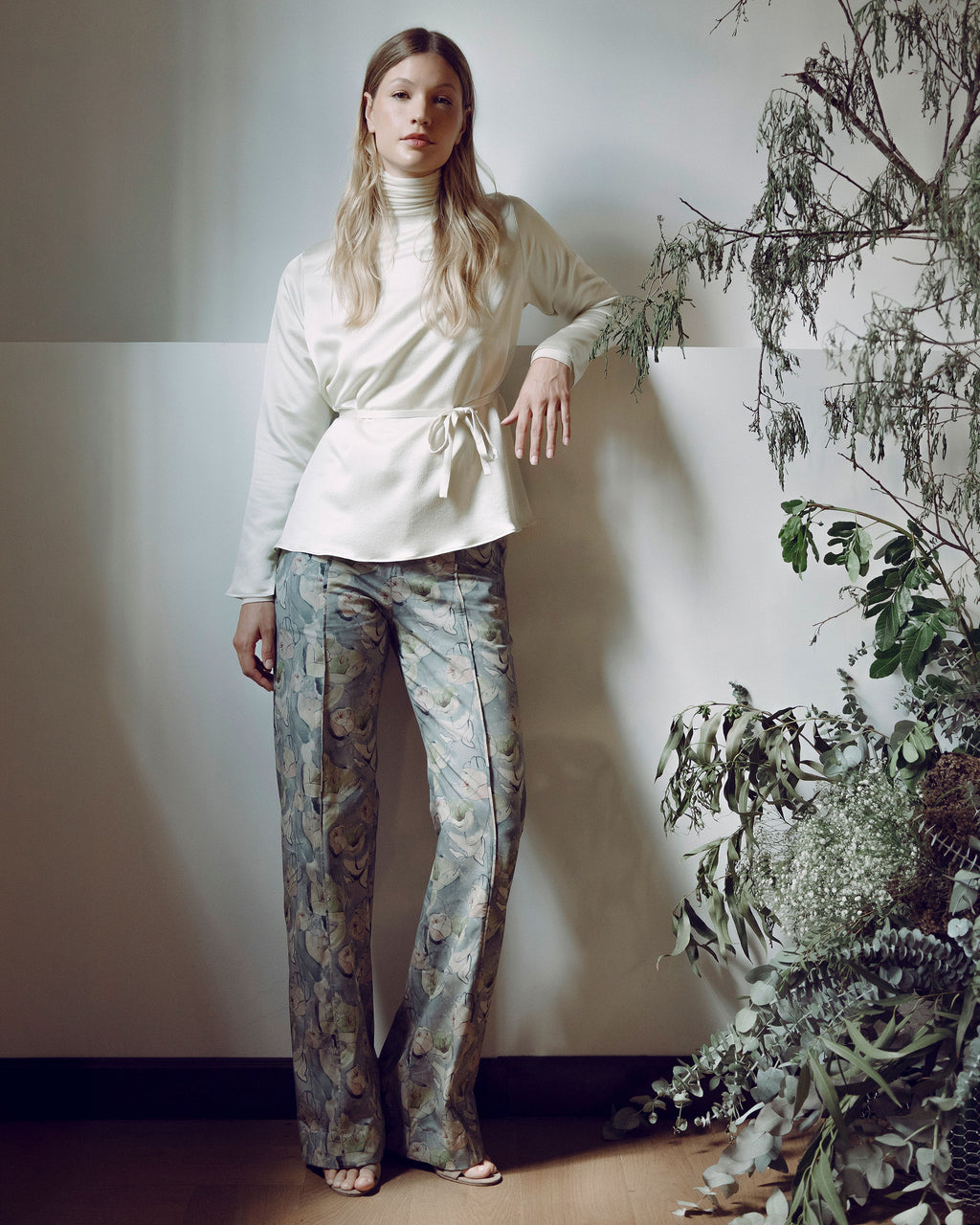Wholesome Silk Long-Sleeve Top