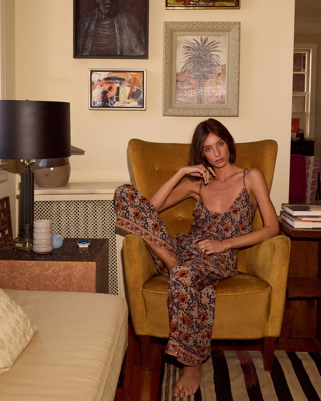 Heath Floral V-Neck Camisole