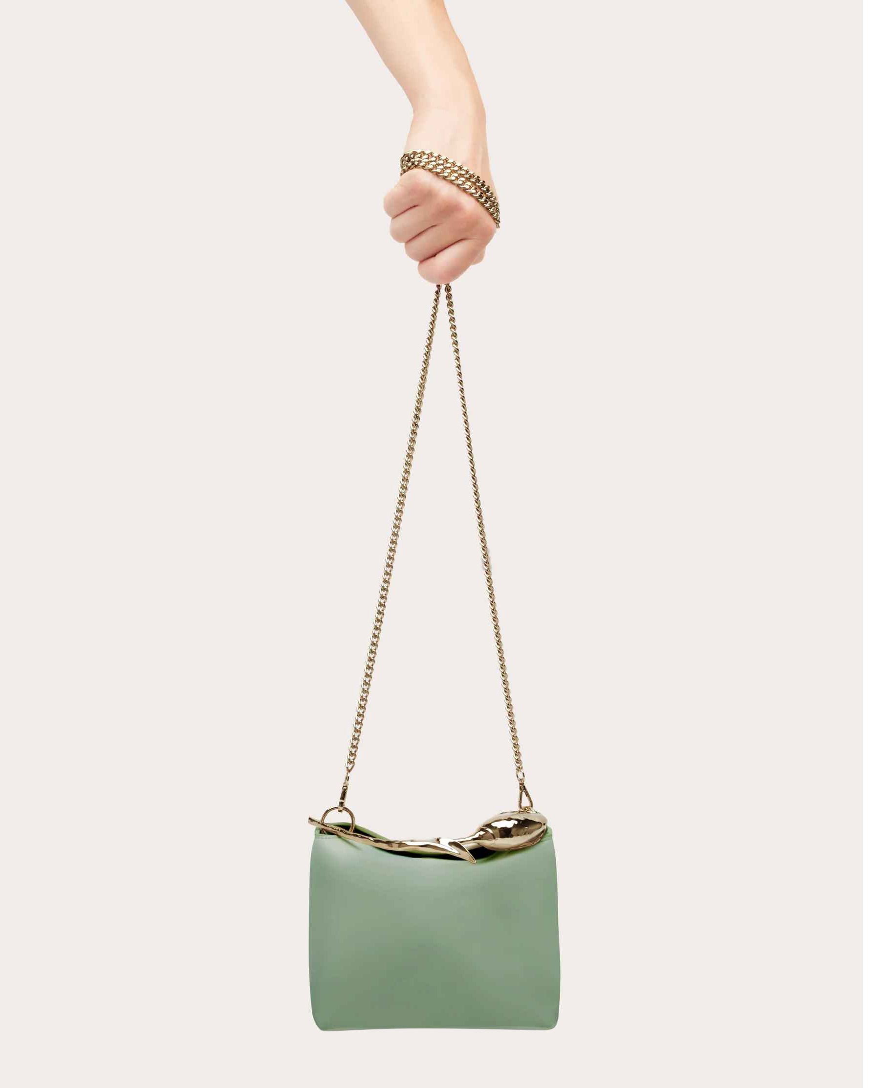 Mini Leather Bloom Bag