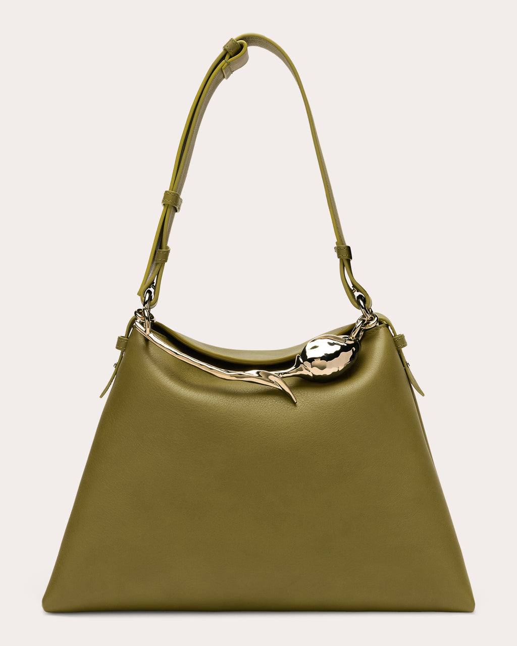 Large Leather Bloom Bag