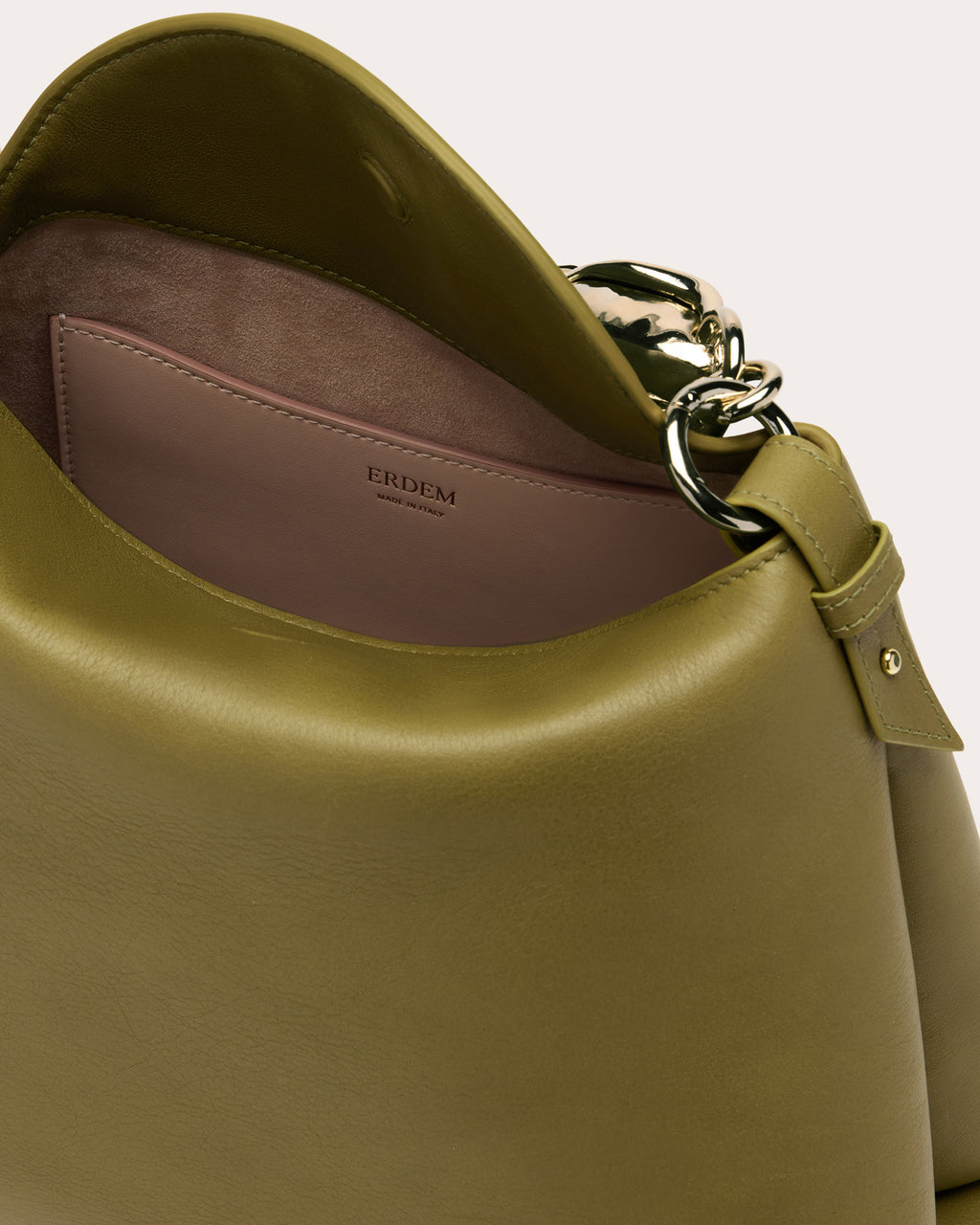 Large Leather Bloom Bag