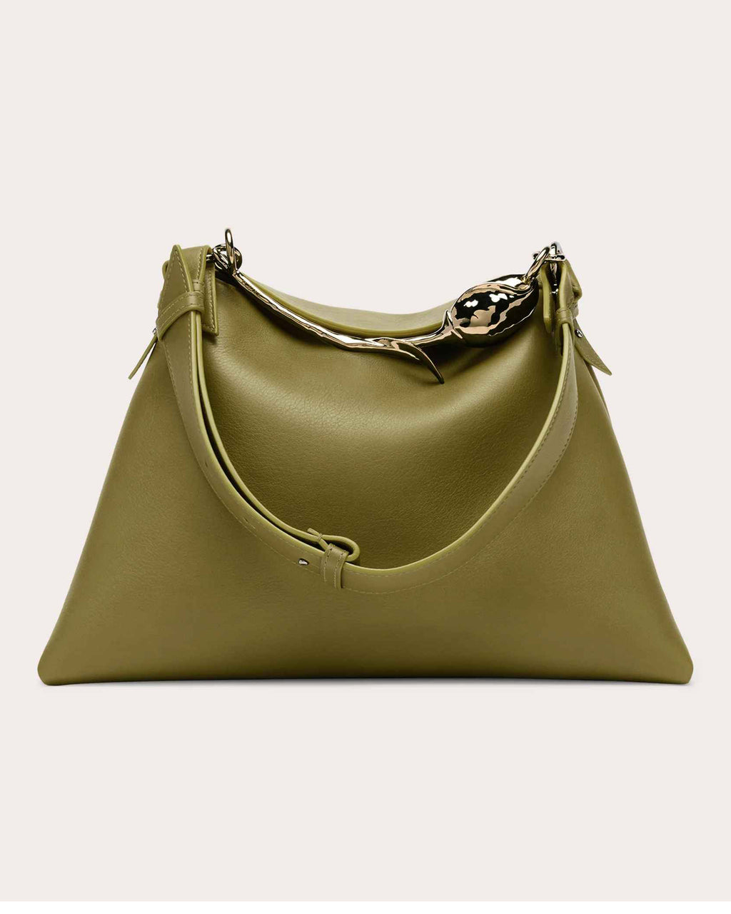 Large Leather Bloom Bag