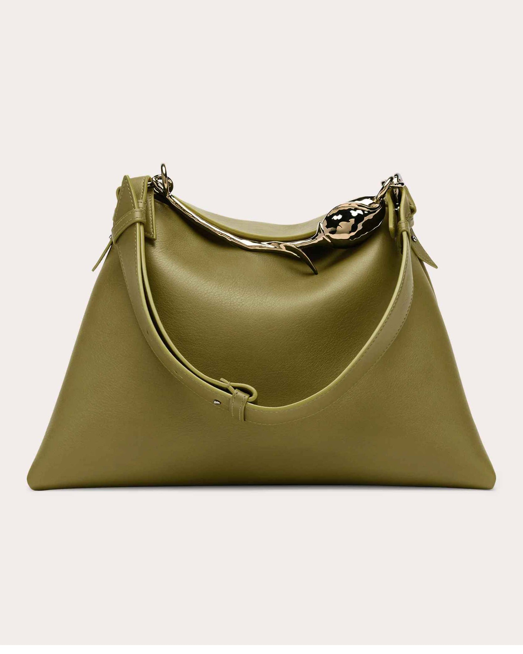 Large Leather Bloom Bag