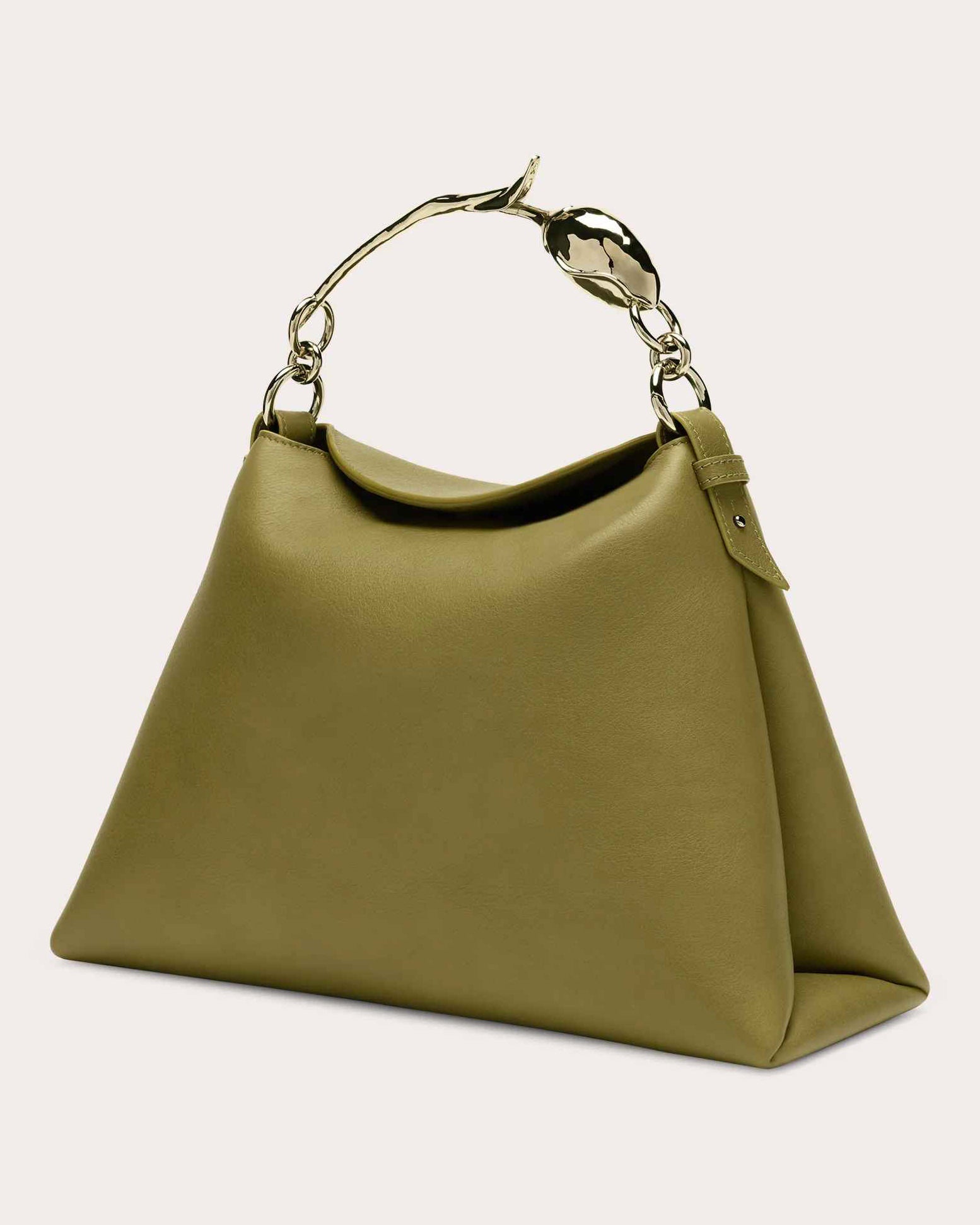 Large Leather Bloom Bag