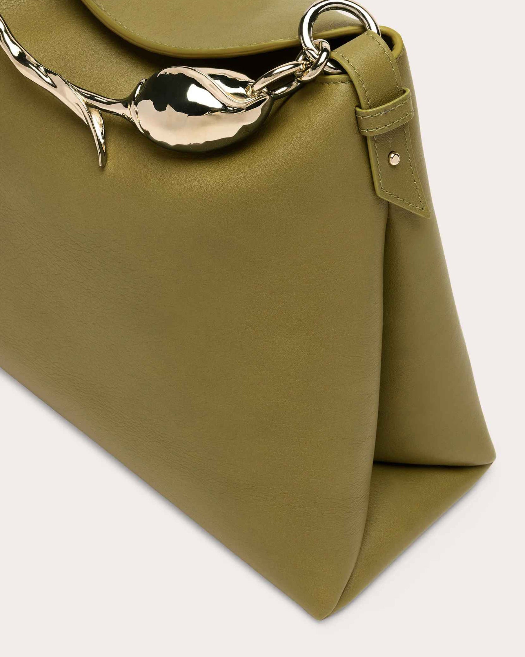 Large Leather Bloom Bag