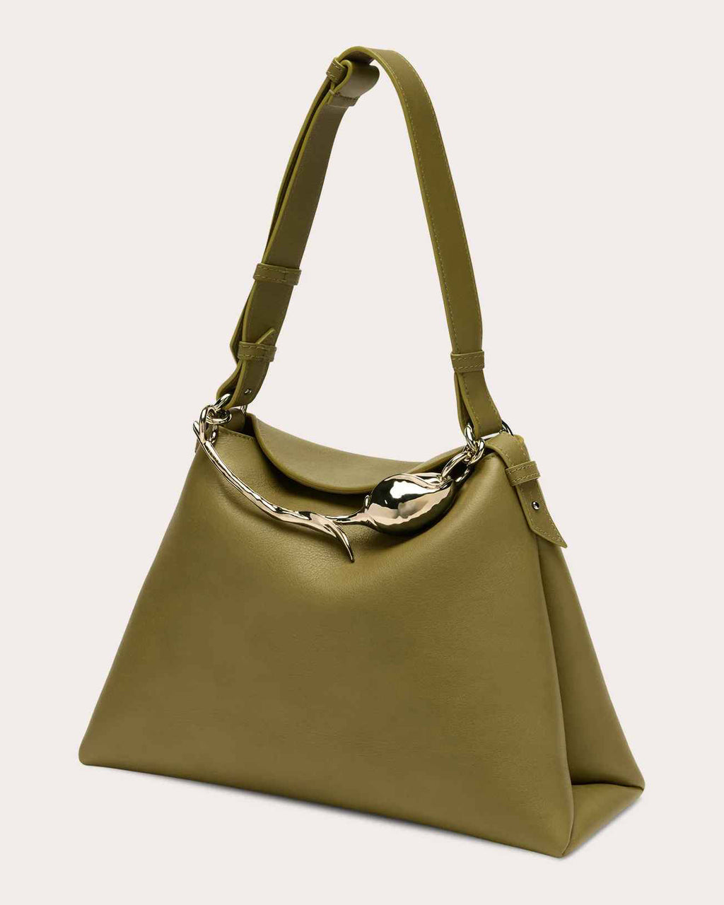 Large Leather Bloom Bag