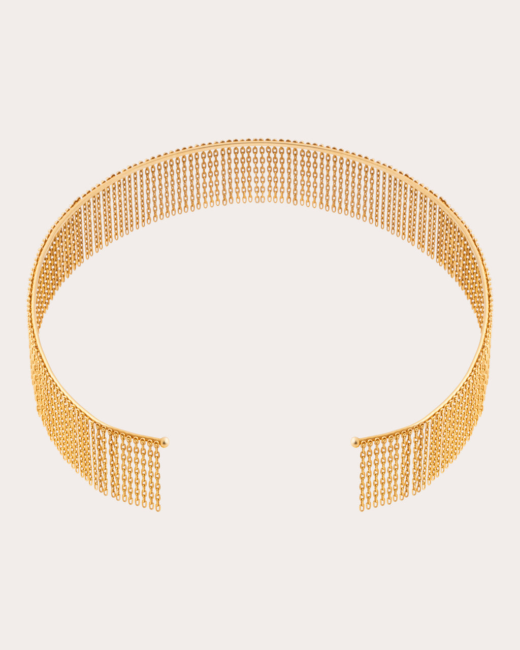 18k Gold Bold Chainfall Choker