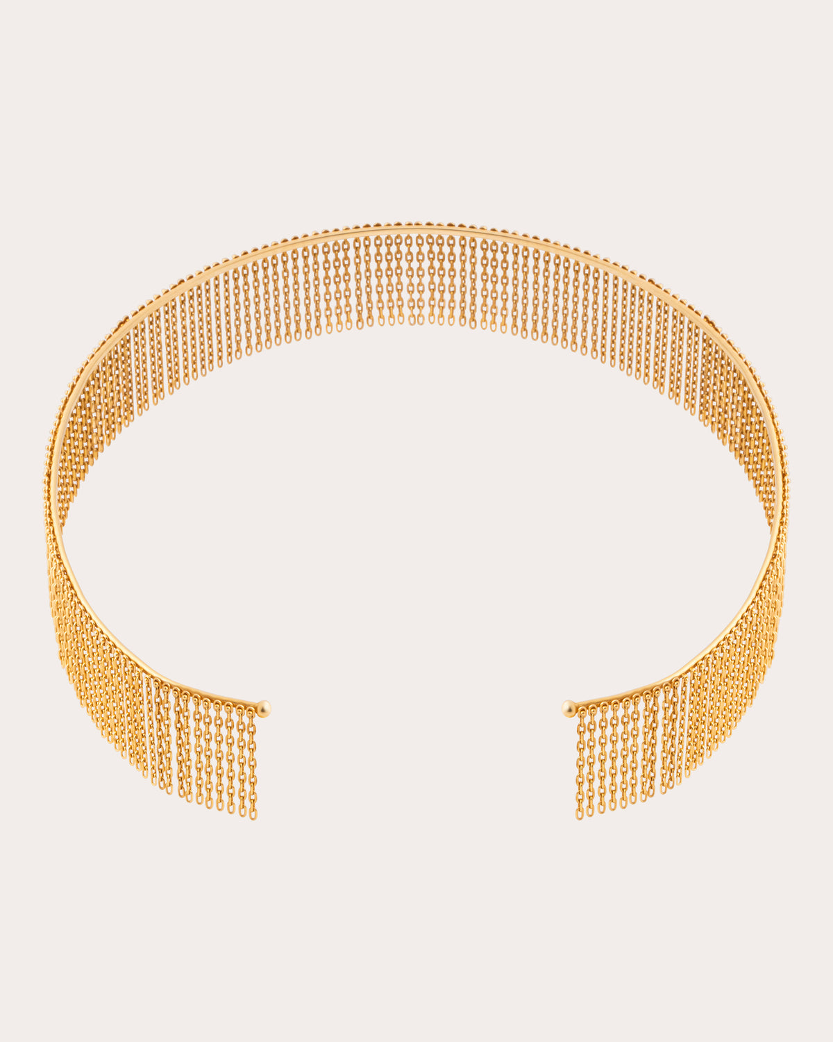 18k Gold Bold Chainfall Choker