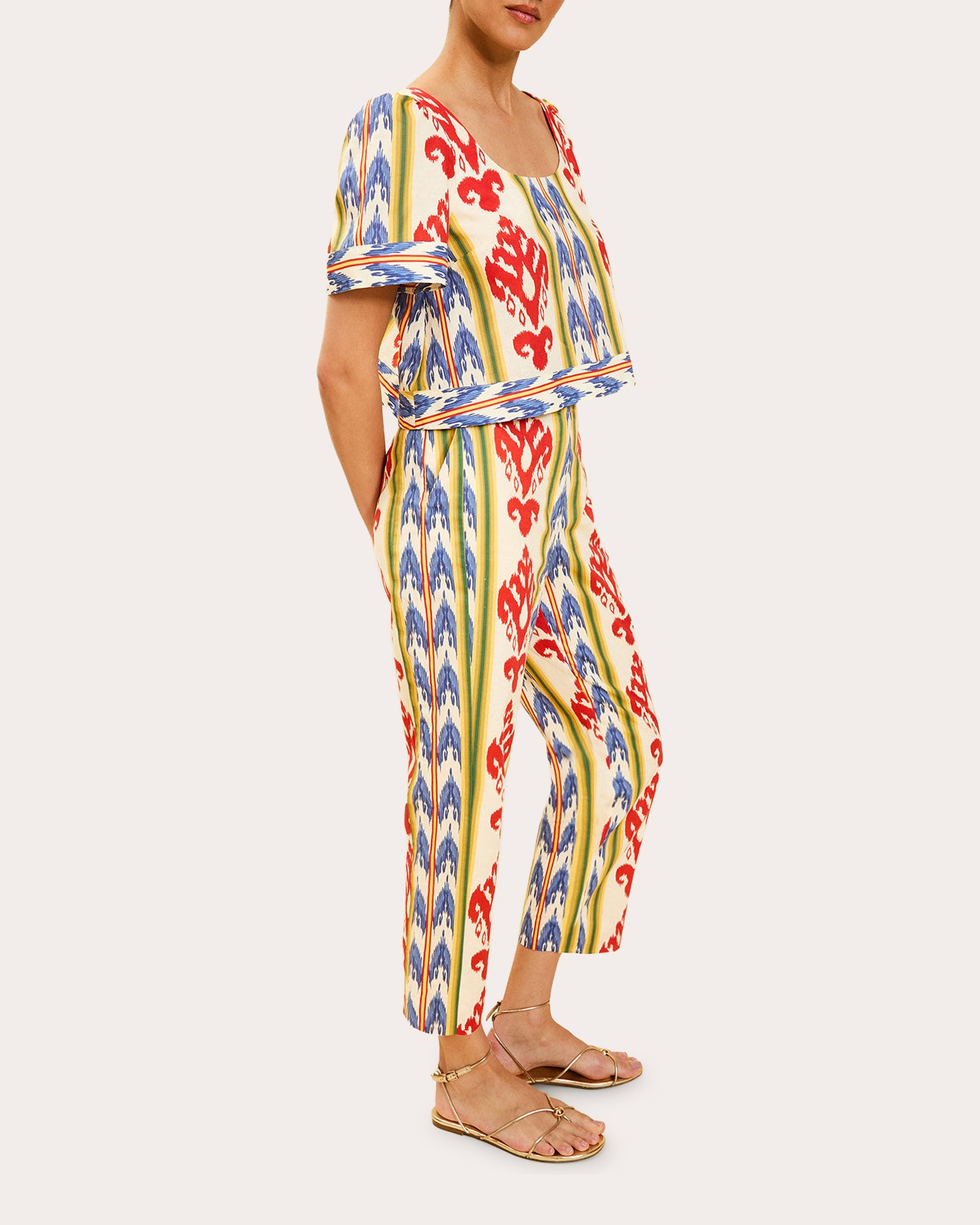 Palau Ikat Cigarette Pants