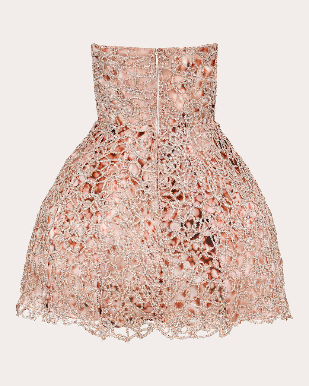 Peony Lace Fit & Flare Mini Dress