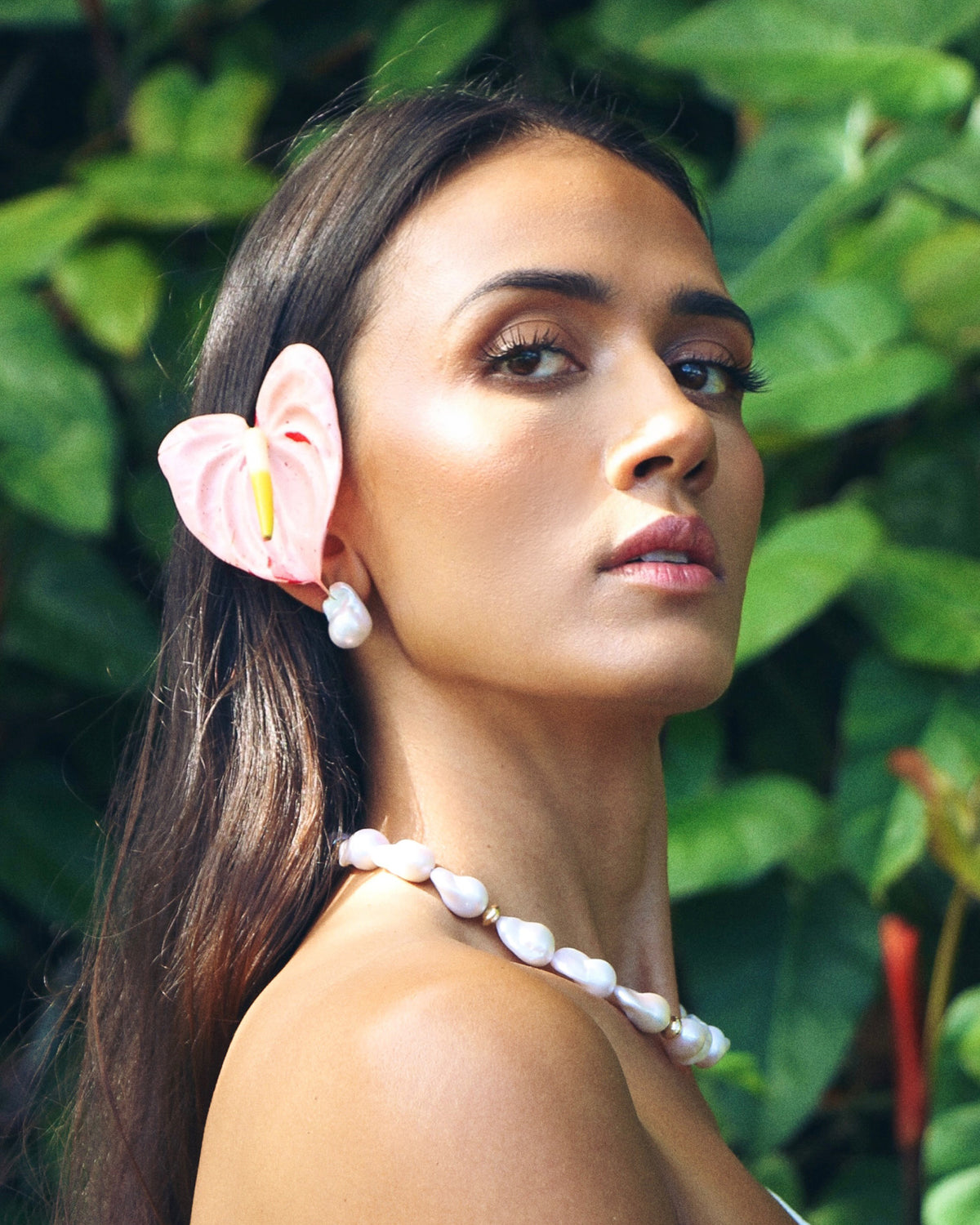Baroque Pearl Statement Stud Earrings