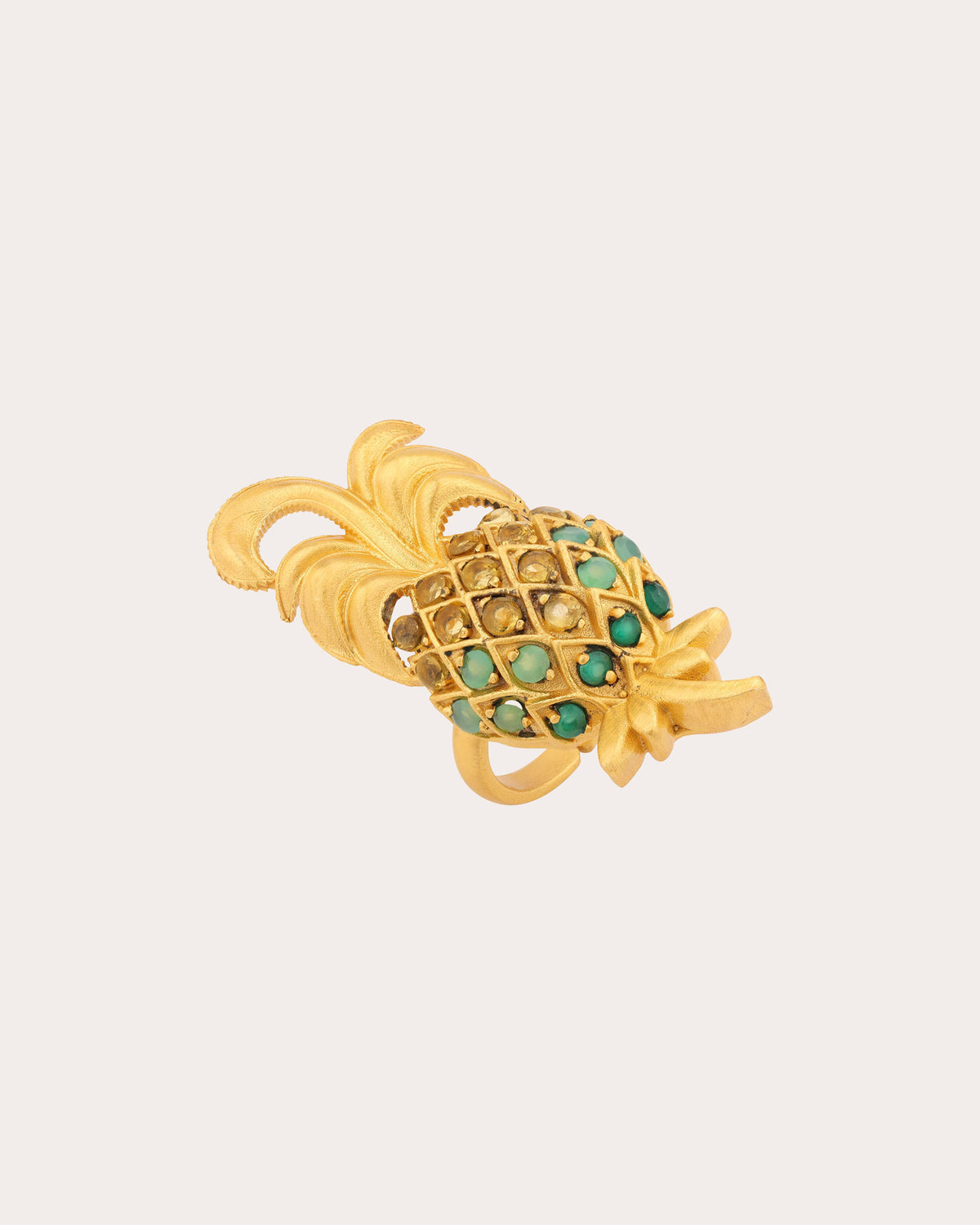 Citrine Pineapple Ring
