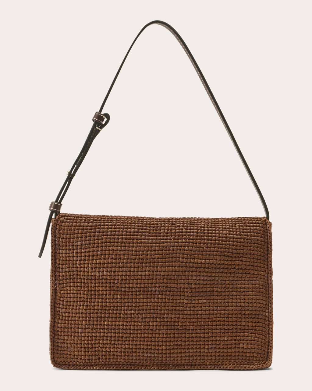 Poppy Crocheted Raffia Crossbody Bag