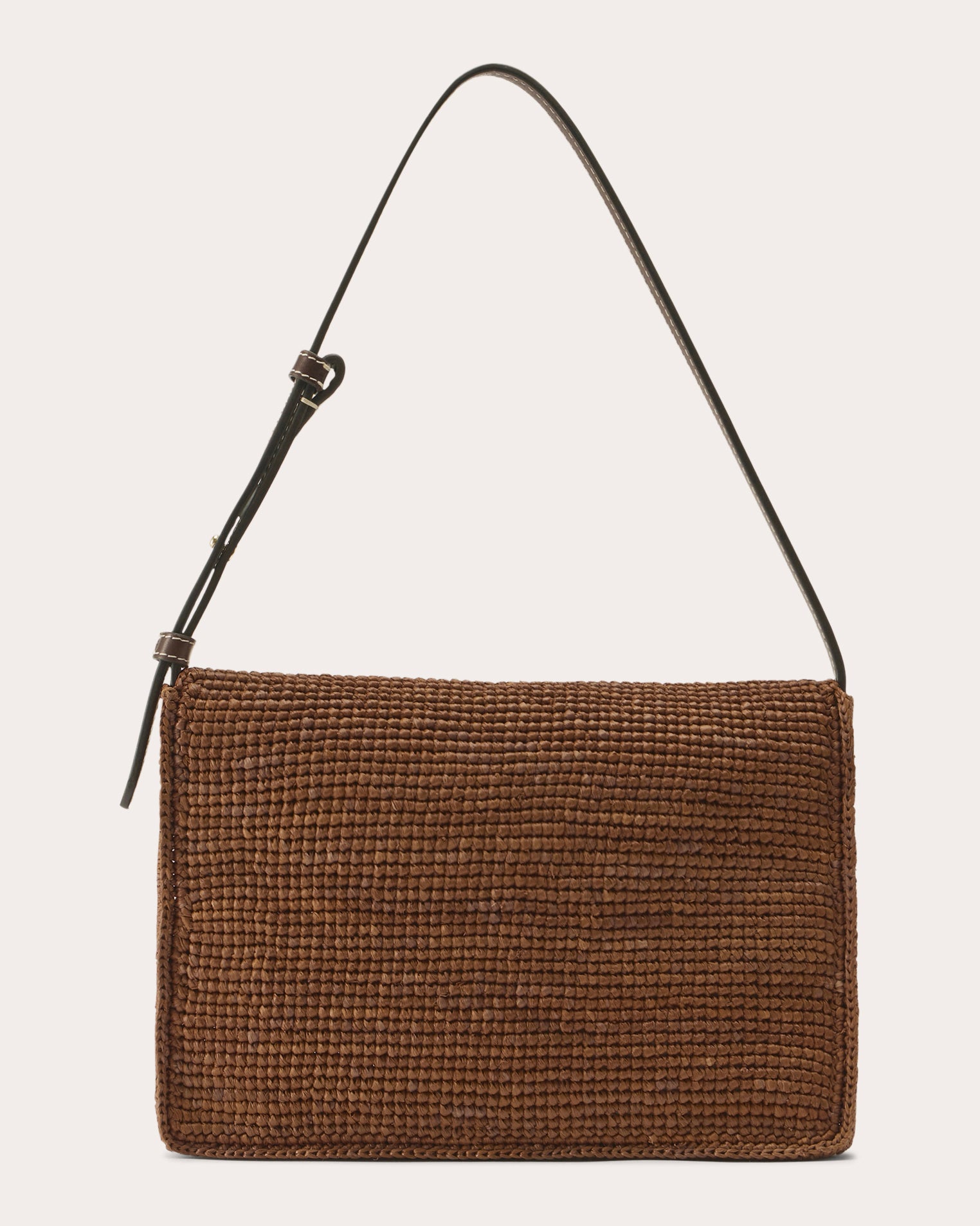 Poppy Crocheted Raffia Crossbody Bag