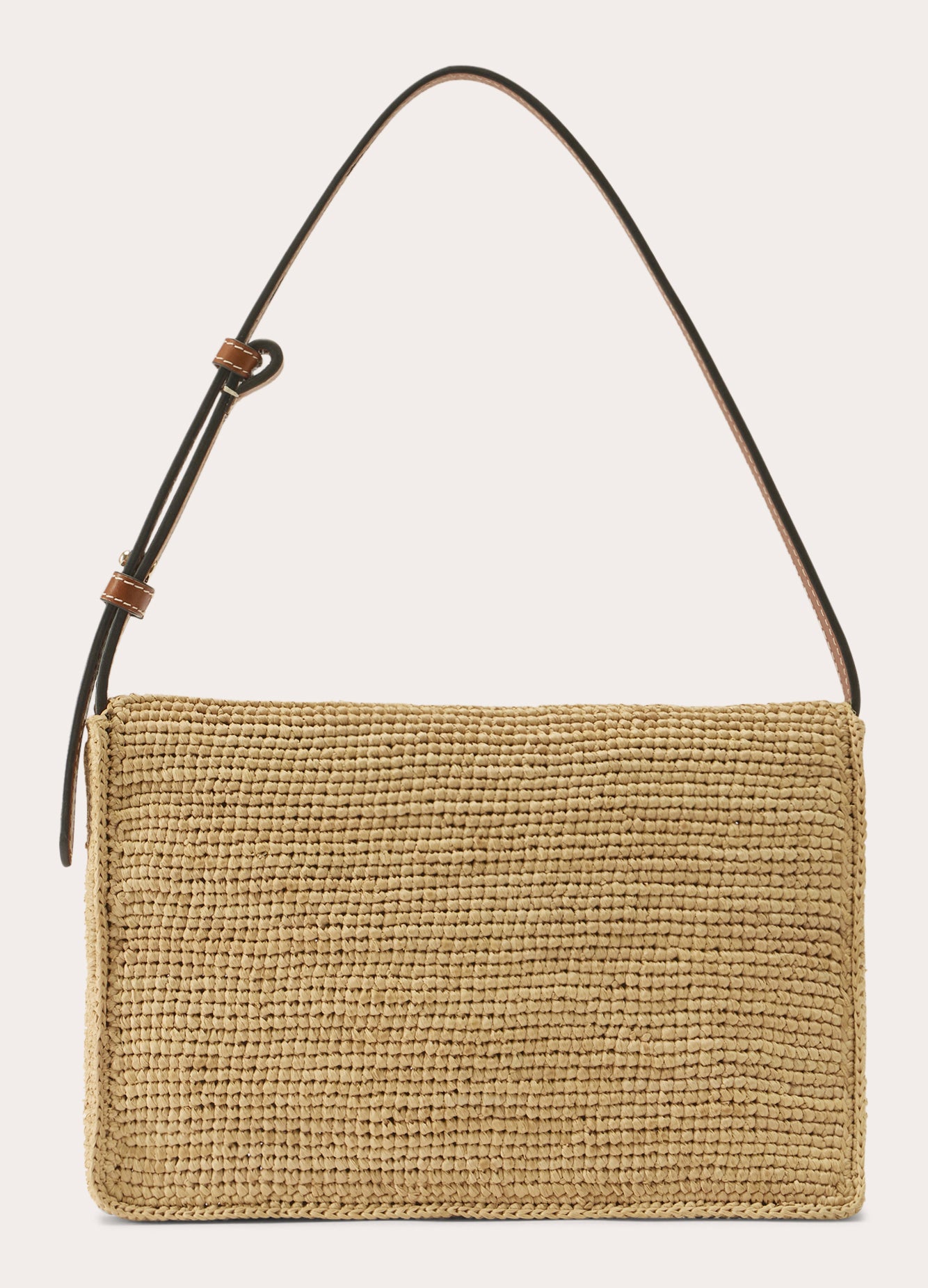 Poppy Crocheted Raffia Crossbody Bag | Olivela