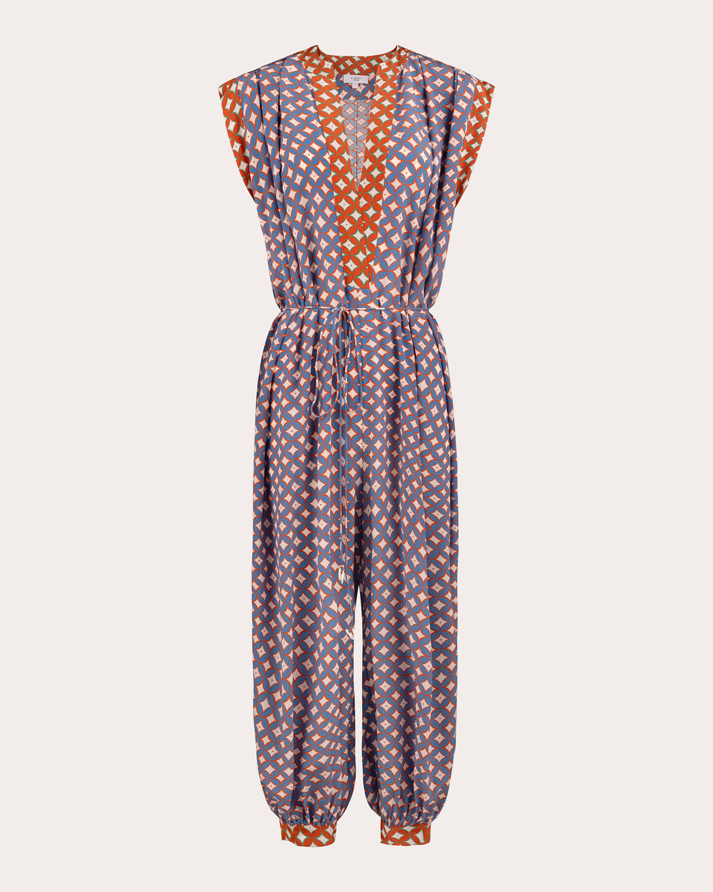 Jiyu Psyche Silk Harem Jumpsuit
