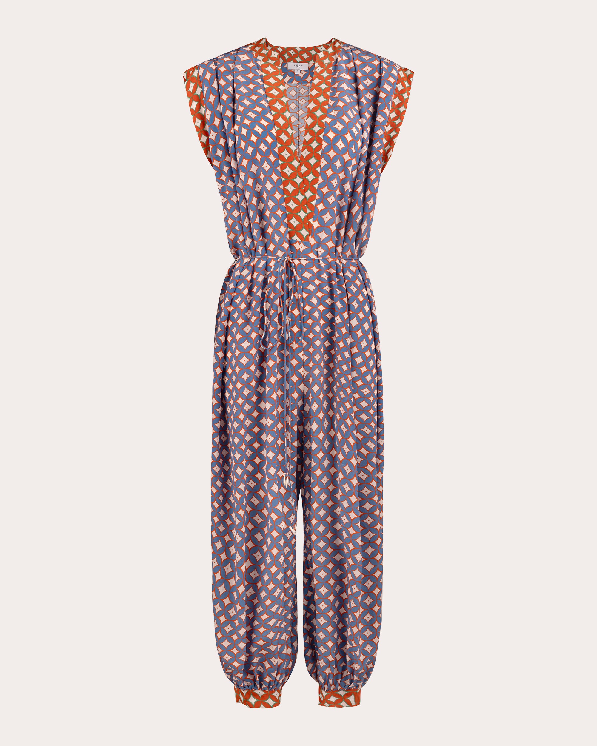 Jiyu Psyche Silk Harem Jumpsuit