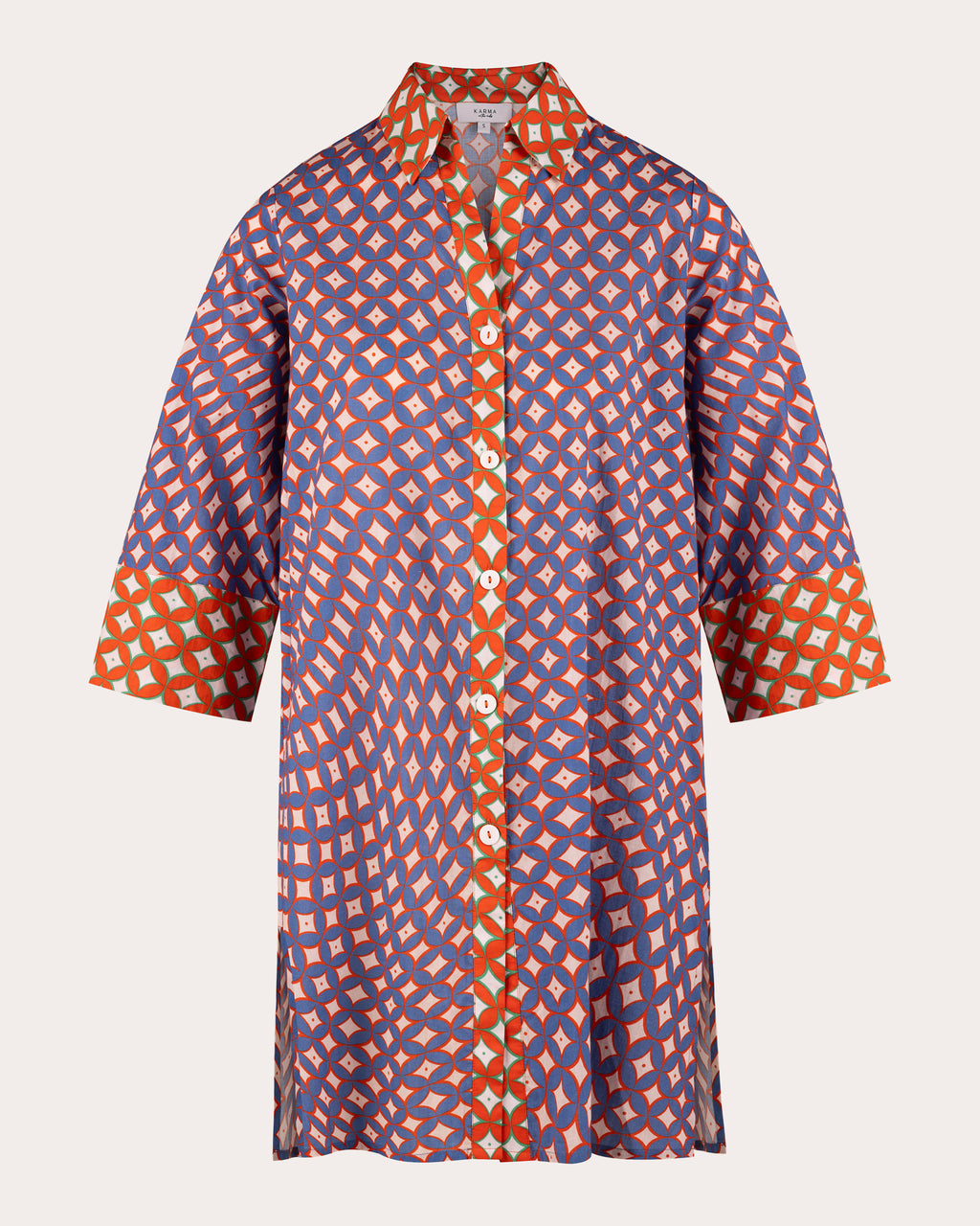Mio Psyche Cotton Mini Shirt Dress