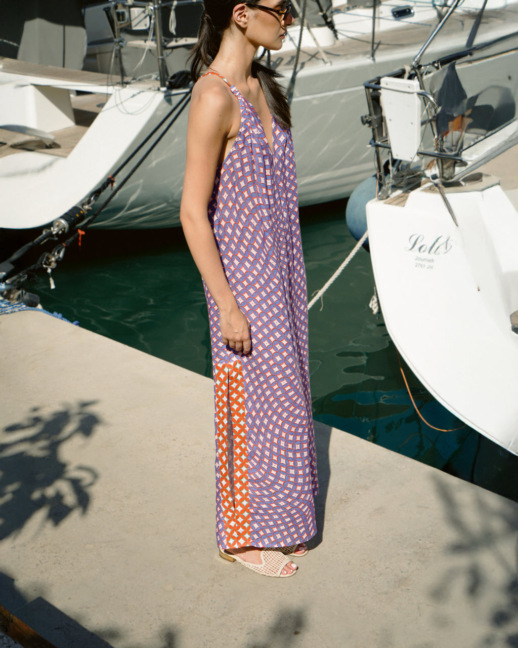 Sabi Psyche Linen Maxi Dress