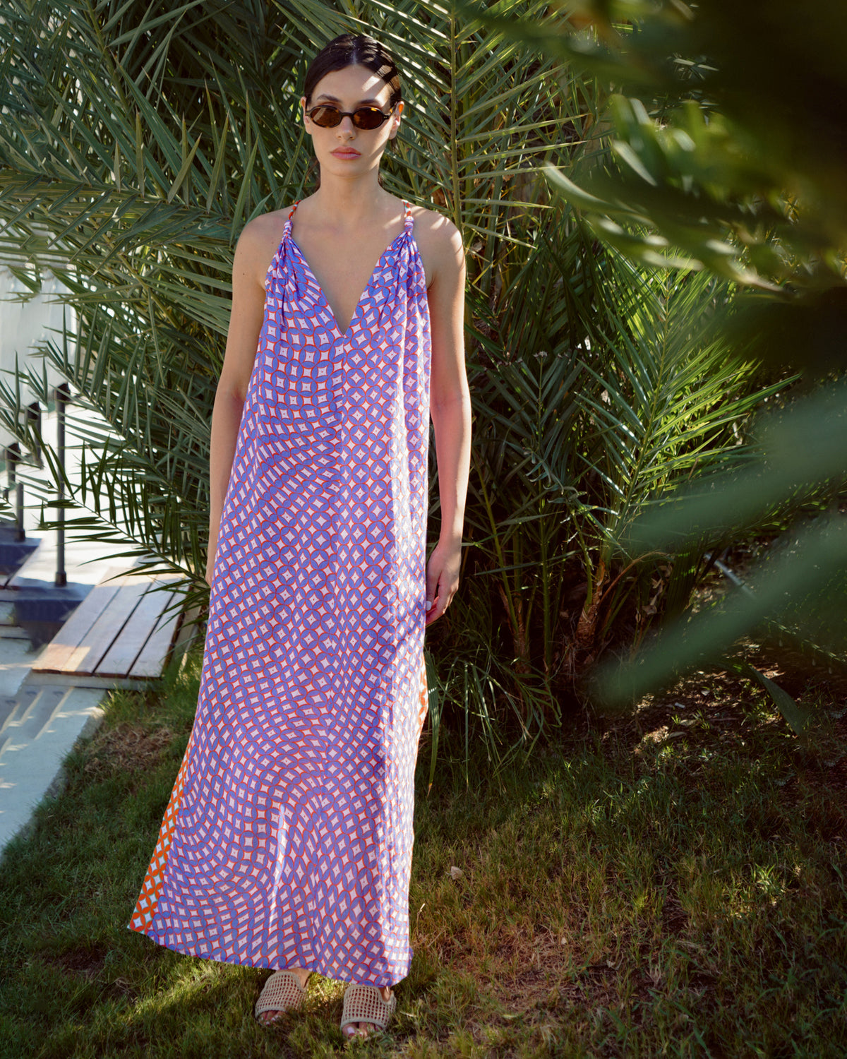 Sabi Psyche Linen Maxi Dress